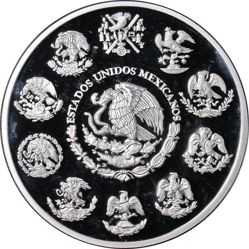 2020 Mexico 5 Ounce Silver Libertad Proof Low Mintage in Capsule