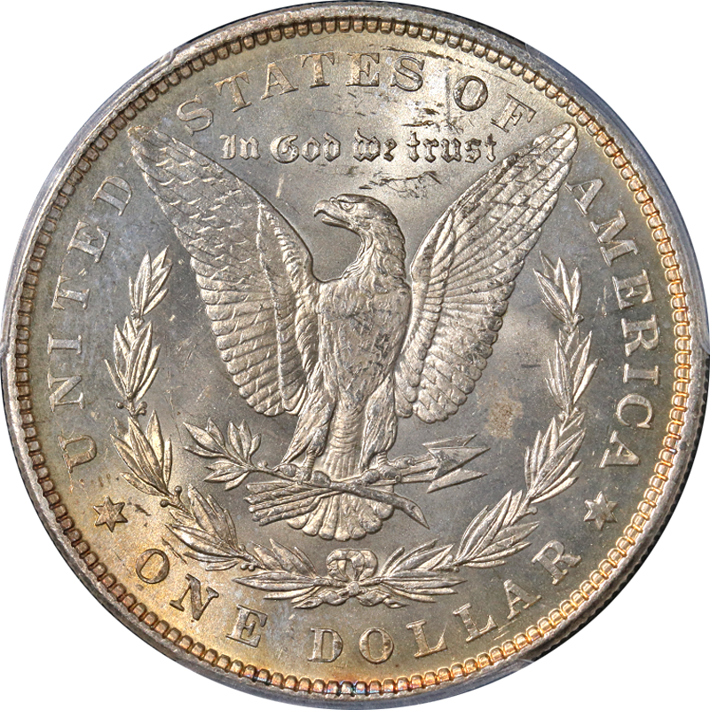 1878 7TF Rev 79 Morgan Silver Dollar VAM 210-B1 'Line Through IB' PCGS MS64