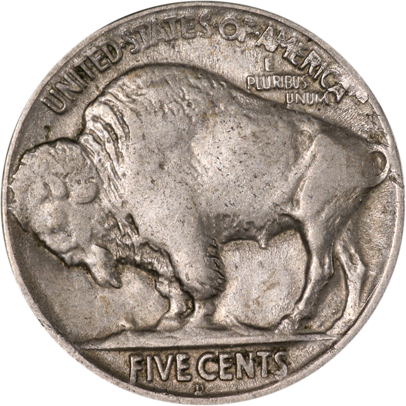 1918-D Buffalo Nickel